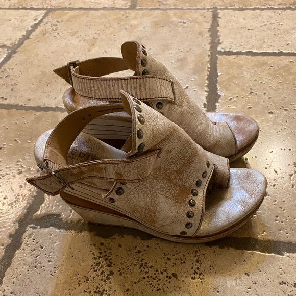 Bed Stu cobbler series wedge sandal - Picture 3 of 7